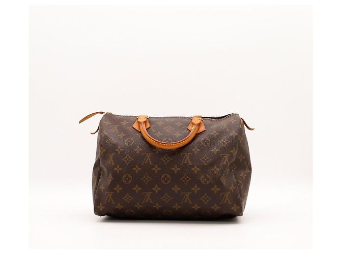 Louis Vuitton Speedy 30 Monogram Canvas Marrone Monogramma - vista 4