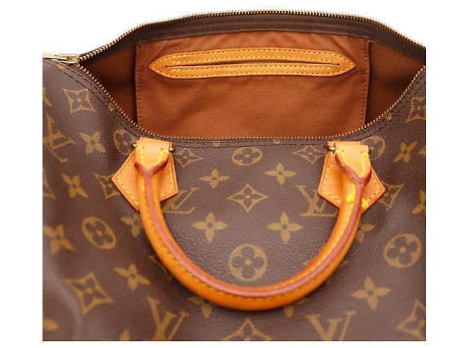 Louis Vuitton Speedy 30 Monogram Canvas Marrone Monogramma - vista 7