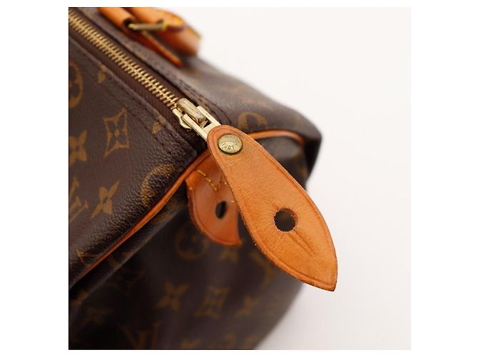 Louis Vuitton Speedy 30 Monogram Canvas Marrone Monogramma - vista 9