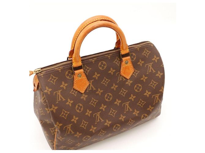 Louis Vuitton Speedy 30 Monogram Canvas Handtasche Braun - Ansicht 11