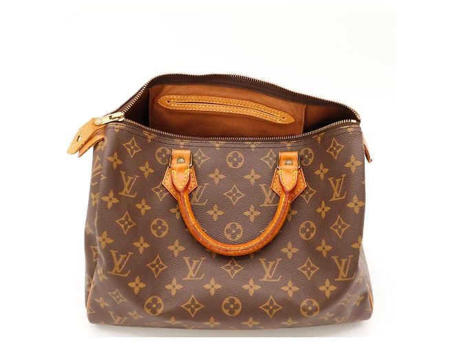 Louis Vuitton Speedy 30 Monogram Canvas Handtasche Braun - Ansicht 7