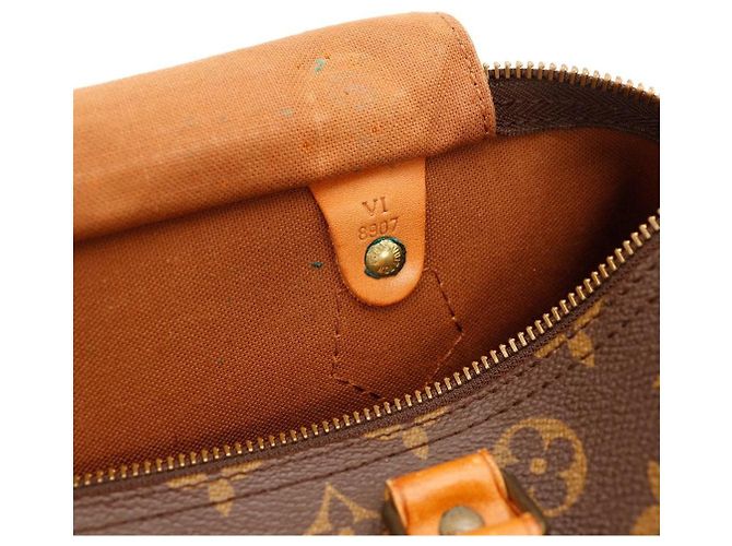 Louis Vuitton Speedy 30 Monogram Canvas Handtasche Braun - Ansicht 8
