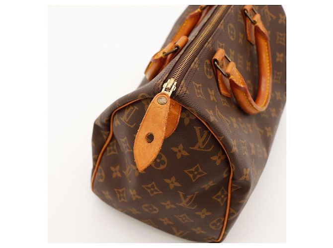 Louis Vuitton Speedy 30 Monogram Canvas Handtasche Braun - Ansicht 9