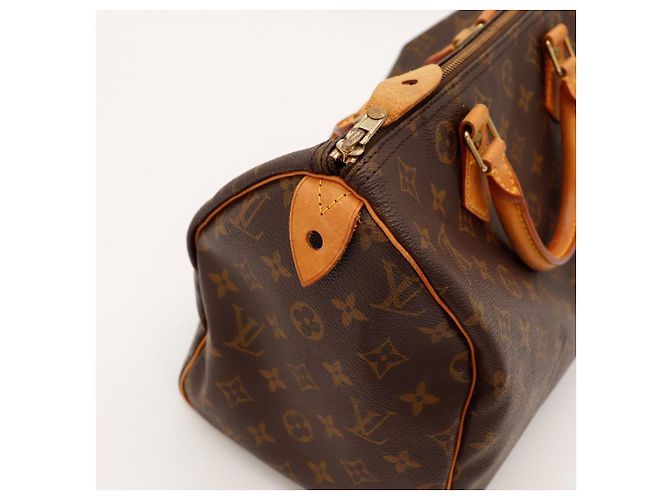 Louis Vuitton Speedy 30 Monogram Canvas Handtasche Braun Monogramm - Ansicht 10