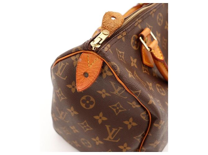 Louis Vuitton Speedy 30 Monogram Canvas Marrone Monogramma - vista 10