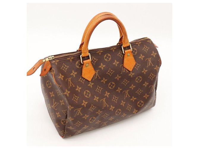 Louis Vuitton Speedy 30 Monogram Canvas Marrone Monogramma - vista 11