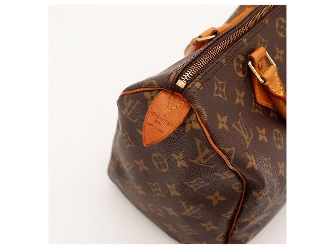 Louis Vuitton Speedy 30 Monogram Canvas Marrone Monogramma - vista 13