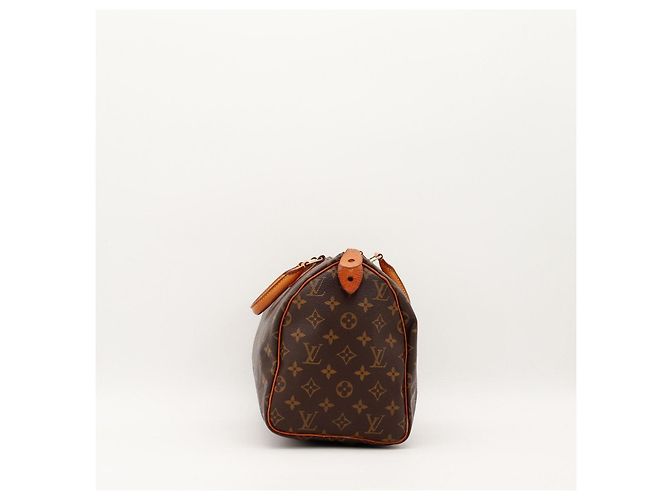 Louis Vuitton Speedy 30 Monogram Canvas Marrone Monogramma - vista 3