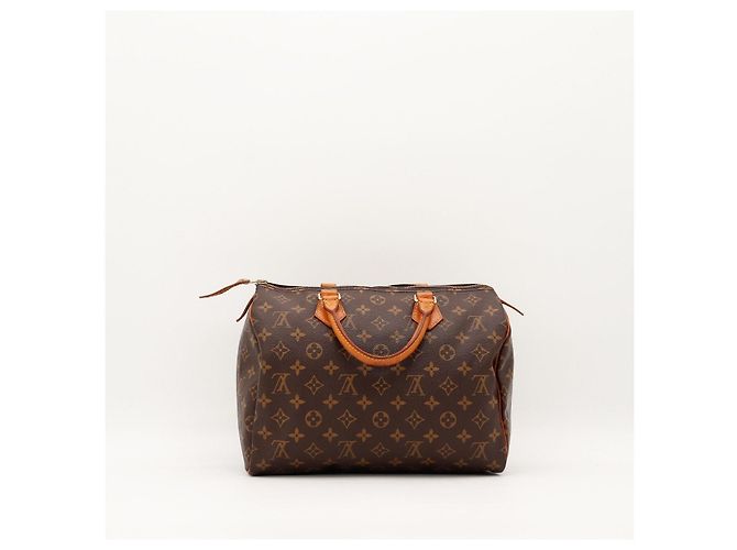 Louis Vuitton Speedy 30 Monogram Canvas Marrone Monogramma - vista 4