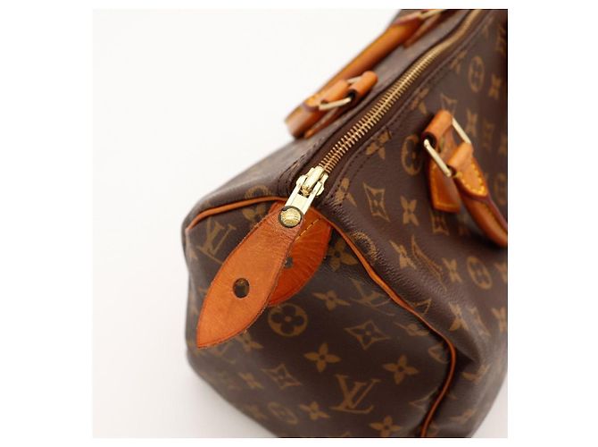 Louis Vuitton Speedy 30 Monogram Canvas Marrone Monogramma - vista 9