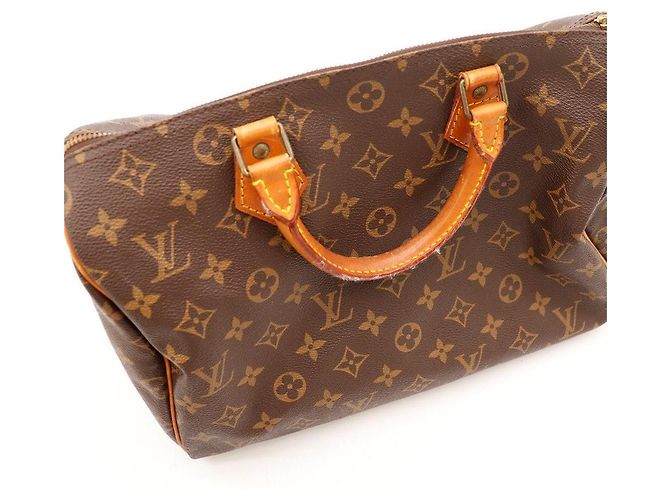 Louis Vuitton Speedy 30 Monogram Canvas Marrone Monogramma - vista 14