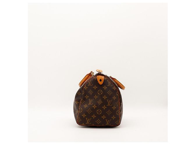 Louis Vuitton Speedy 30 Monogram Canvas Marrone Monogramma - vista 3
