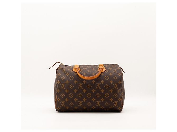 Louis Vuitton Speedy 30 Monogram Canvas Marrone Monogramma - vista 4