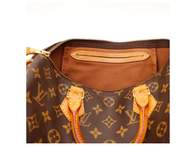 Louis Vuitton Speedy 30 Monogram Canvas Marrone Monogramma - vista 6
