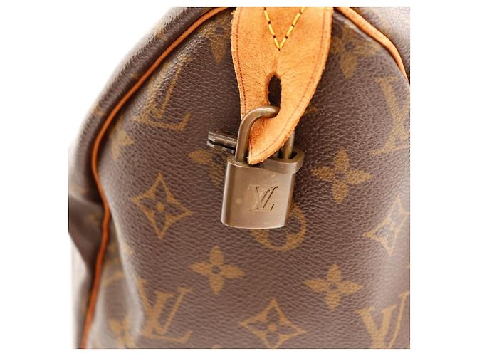 Louis Vuitton Speedy 30 Monogram Canvas Marrone Monogramma - vista 10
