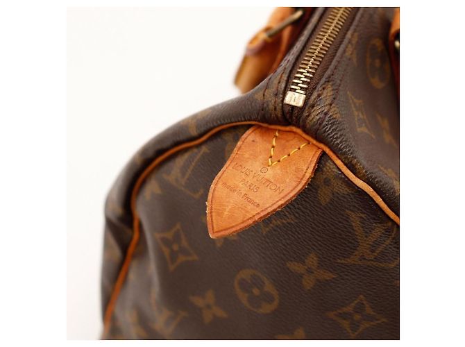 Louis Vuitton Speedy 30 Monogram Canvas Marrone Monogramma - vista 11