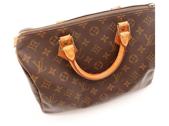 Louis Vuitton Speedy 30 Monogram Canvas Marrone Monogramma - vista 12