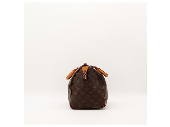 Louis Vuitton Speedy 30 Monogram Canvas Marrone Monogramma - vista 3