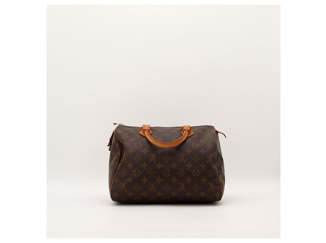 Louis Vuitton Speedy 30 Monogram Canvas Marrone Monogramma - vista 4