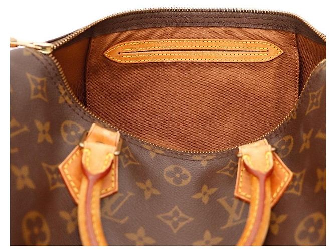 Louis Vuitton Speedy 30 Monogram Canvas Marrone Monogramma - vista 7