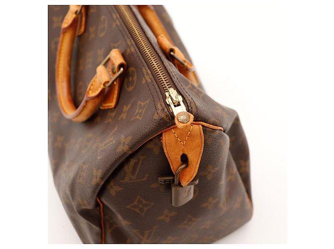 Louis Vuitton Speedy 30 Monogram Canvas Marrone Monogramma - vista 9