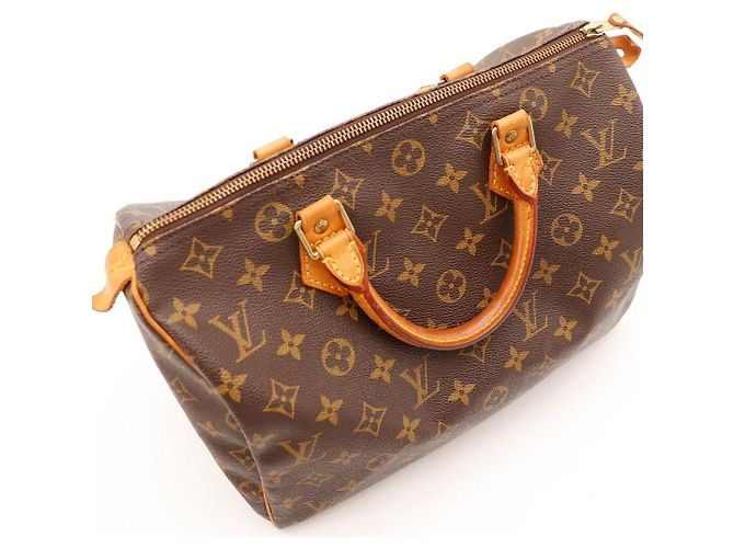 Louis Vuitton Speedy 30 Monogram Canvas Marrone Monogramma - vista 11