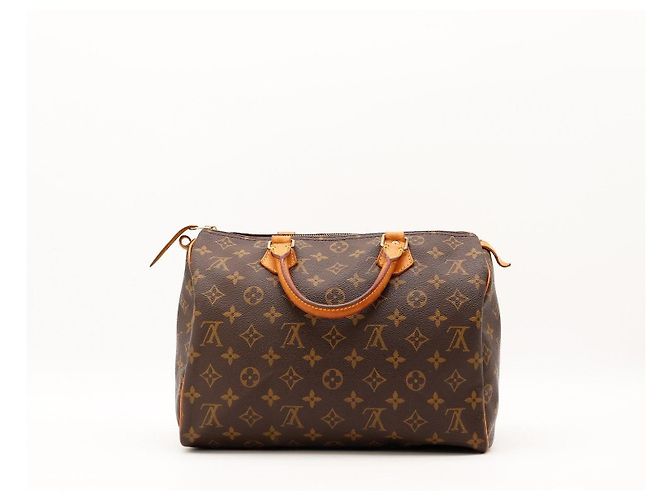 Louis Vuitton Speedy 30 Monogram Canvas Marrone Monogramma - vista 4