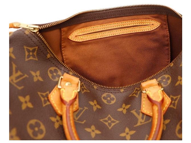Louis Vuitton Speedy 30 Monogram Canvas Marrone Monogramma - vista 7