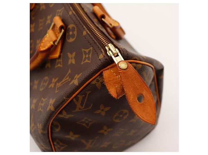 Louis Vuitton Speedy 30 Monogram Canvas Marrone Monogramma - vista 9