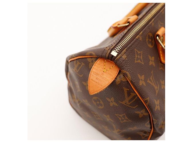 Louis Vuitton Speedy 30 Monogram Canvas Marrone Monogramma - vista 10
