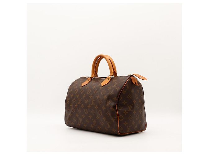 Louis Vuitton Speedy 30 Monogram Canvas Marrone Monogramma - vista 2