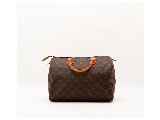Louis Vuitton Speedy 30 Monogram Canvas Marrone Monogramma - vista 4