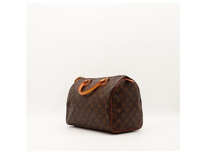 Louis Vuitton Speedy 30 Monogram Canvas Marrone Monogramma - vista 5