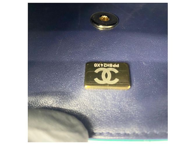 Borsa Chanel Mini Matelassé Verde - vista 16