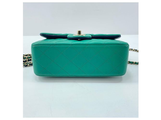 Borsa Chanel Mini Matelassé Verde - vista 7