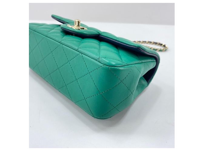 Borsa Chanel Mini Matelassé Verde - vista 9