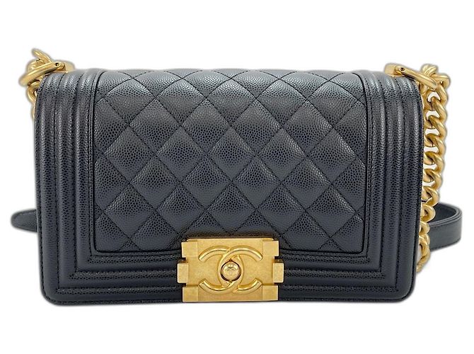Borsa a Spalla Chanel Boy Small, Nero - vista 2