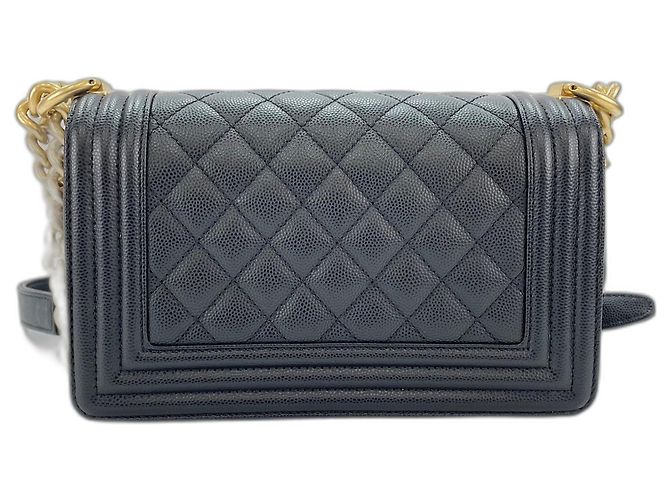 Borsa a Spalla Chanel Boy Small, Nero - vista 3