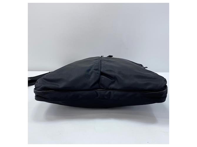 Borsa a tracolla in nylon nero Prada - vista 7