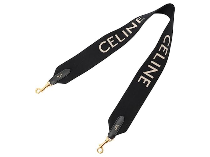 Céline Tracolla in pelle nera Celine Nero - vista 4