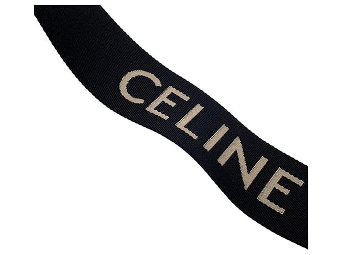 Céline Tracolla in pelle nera Celine Nero - vista 5