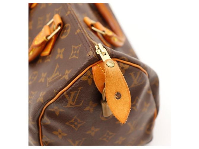 Louis Vuitton Speedy 30 Monogram Canvas Marrone Monogramma - vista 10