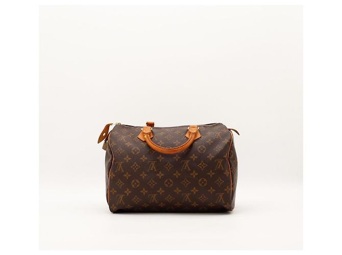 Louis Vuitton Speedy 30 Monogram Canvas Marrone Monogramma - vista 4