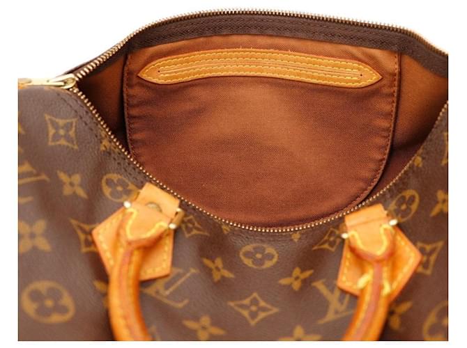Louis Vuitton Speedy 30 Monogram Canvas Marrone Monogramma - vista 7