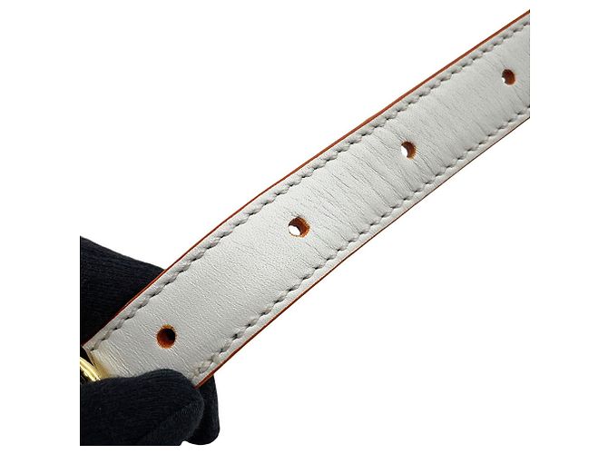 Bolsa de mão pequena Gancini Salvatore Ferragamo Rosa Branco Laranja - vista 15