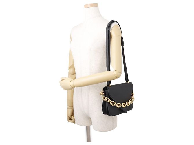 Borsa a tracolla Bottega Veneta Mount Envelope Nero - vista 5