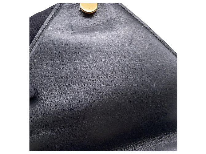 Borsa a tracolla Bottega Veneta Mount Envelope Nero - vista 9