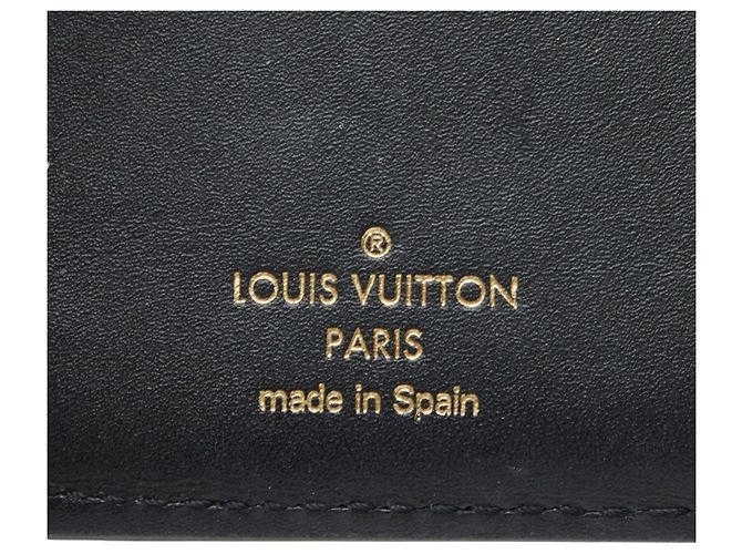 Cartera compacta de tres pliegues Louis Vuitton Monogram Reverse Dauphine Castaño - vista 10
