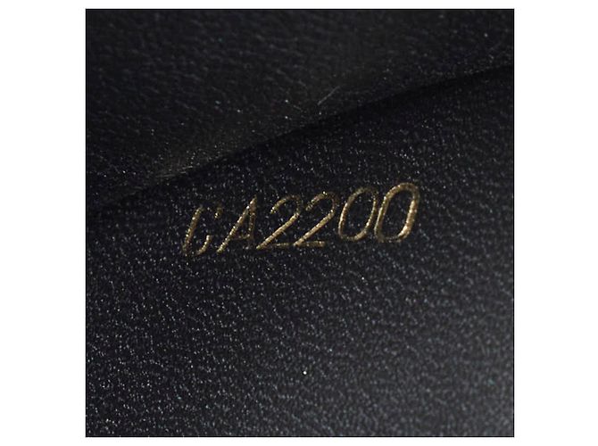 Cartera compacta de tres pliegues Louis Vuitton Monogram Reverse Dauphine Castaño - vista 9