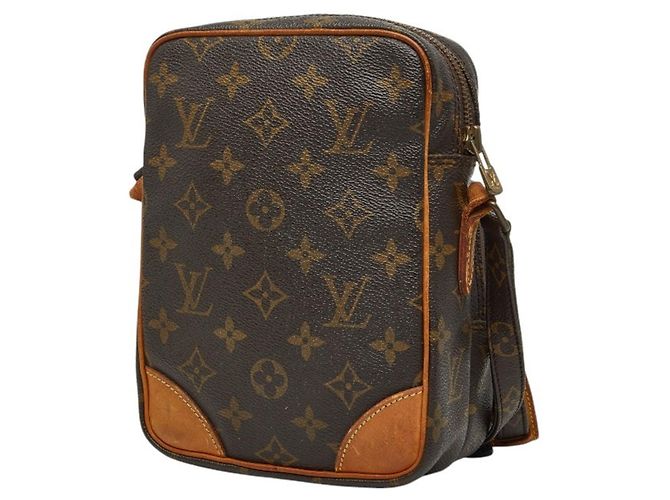 Bolso bandolera Louis Vuitton Monogram Amazon Castaño - vista 2